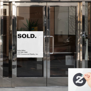KOMMERZIELLES Marketing des verkauften Namens Pers Fensteraufkleber