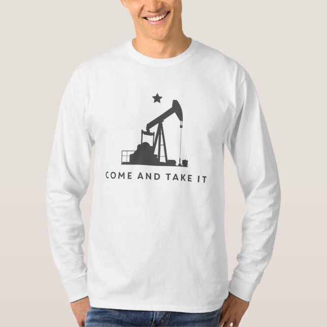 Kommt es - Öl nehmen T-Shirt (Vorderseite)