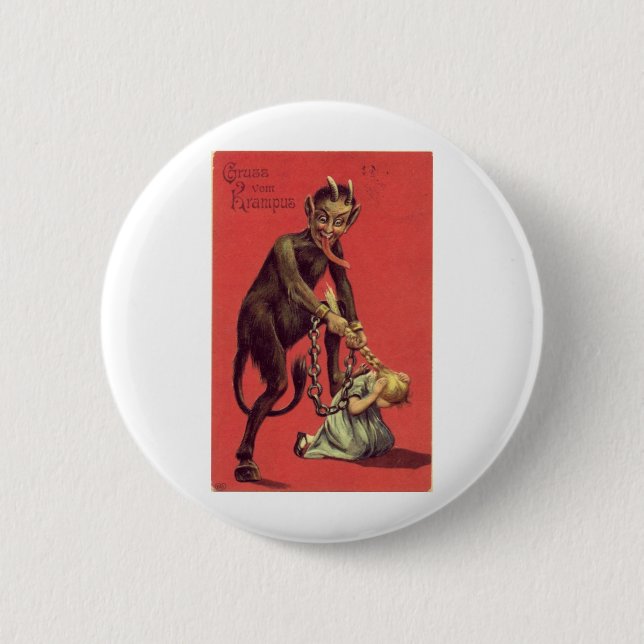 Kommt hier das Krampus! 2 Button (Vorderseite)