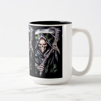 Kommt hier grimmig zweifarbige tasse