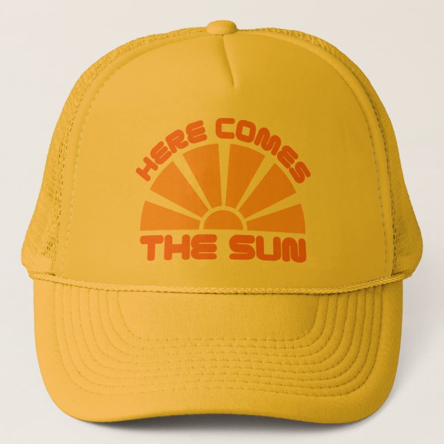 Kommt hier The Sun-Hut Truckerkappe (Vorderseite)