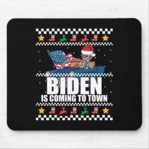 Kommt in die Stadt Ugly Weihnachts Sweater Meme Mousepad