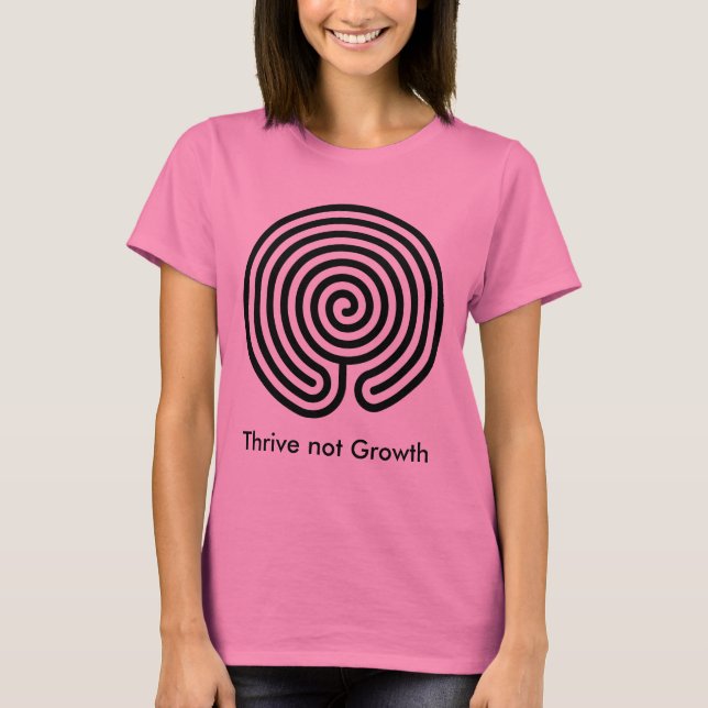 Kommt nicht Wachstum vorwärts T-Shirt (Vorderseite)