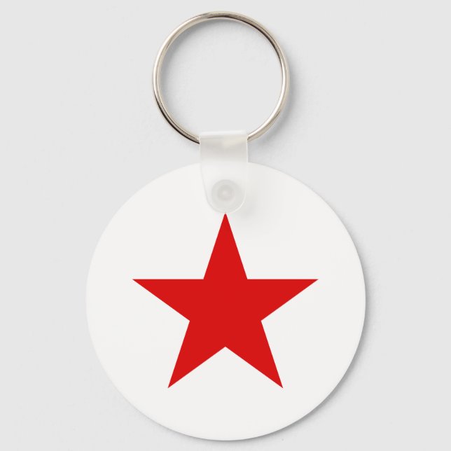 Kommunaler Roter Star der Sowjetunion Schlüsselanhänger (Vorderseite)
