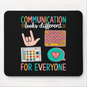Kommunikation sieht für jeden Autismus anders aus Mousepad