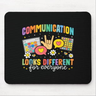 Kommunikation sieht für jeden Autismus anders aus Mousepad