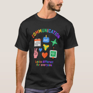 Kommunikation sieht für jeden Menschen mit ASD and T-Shirt