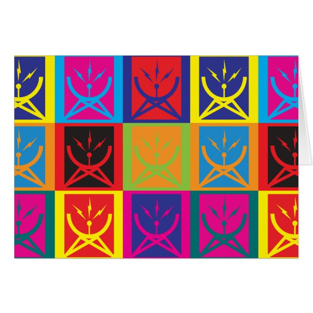 Kommunikation studiert Pop-Kunst (Vorderseite (Horizontal))