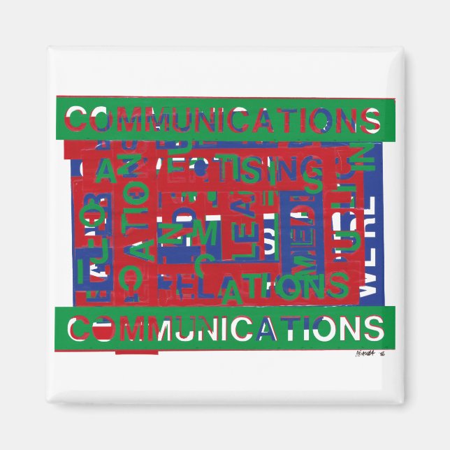 Kommunikationsaufschlüsselung Magnet (Vorne)