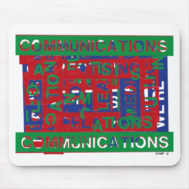 Kommunikationsaufschlüsselung Mousepad (Vorne)