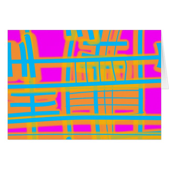 "Kommunikationslinien" Abstrakt (Vorderseite (Horizontal))