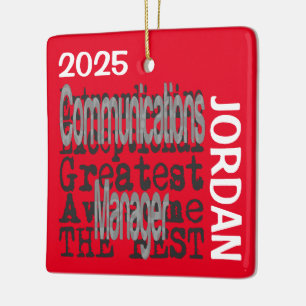 Kommunikationsmanager Extraordinär CUSTOM Keramikornament
