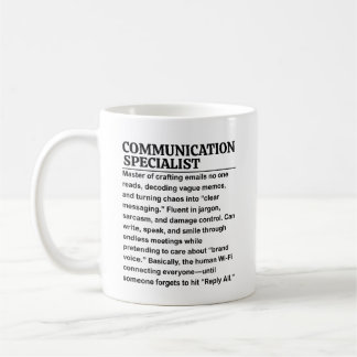 Kommunikationsspezialist Kaffeetasse