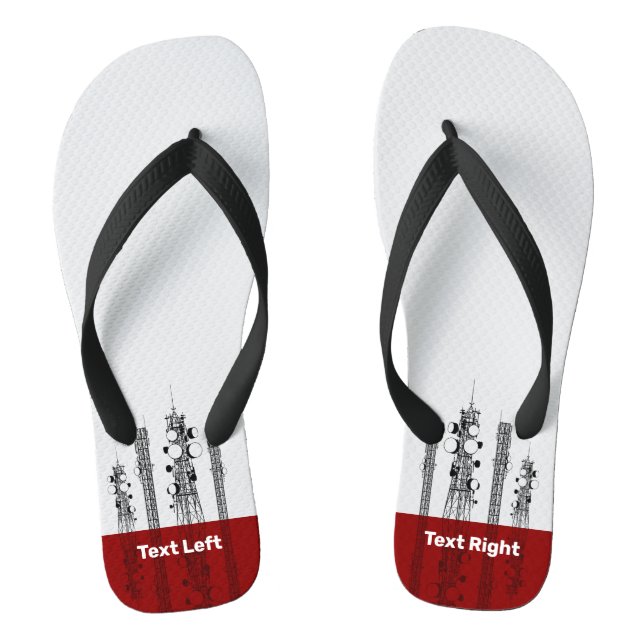 Kommunikationstürme Flip Flops (Fußbett)