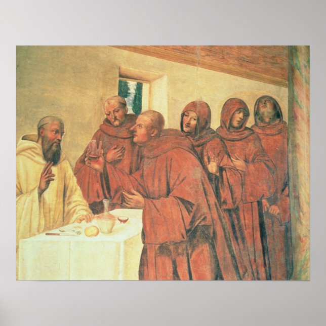 Kommunion aus dem Leben des hl. Benedikts (f) Poster (Vorne)