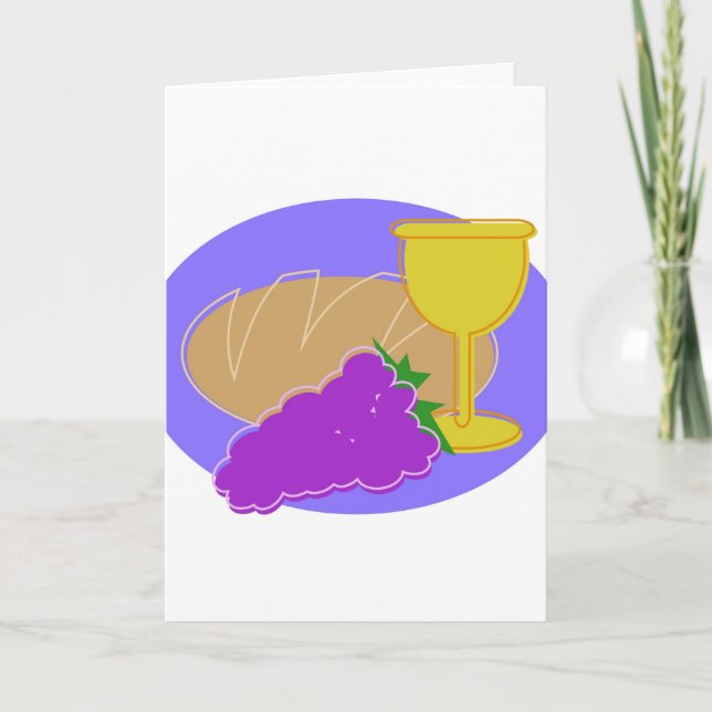 Kommunion Karte (Vorderseite)