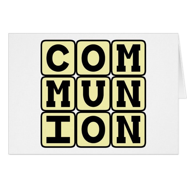 Kommunion, religiöses Opfer (Vorderseite (Horizontal))