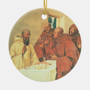 Kommunion, vom Leben von St. Benedict nehmen (f Keramik Ornament