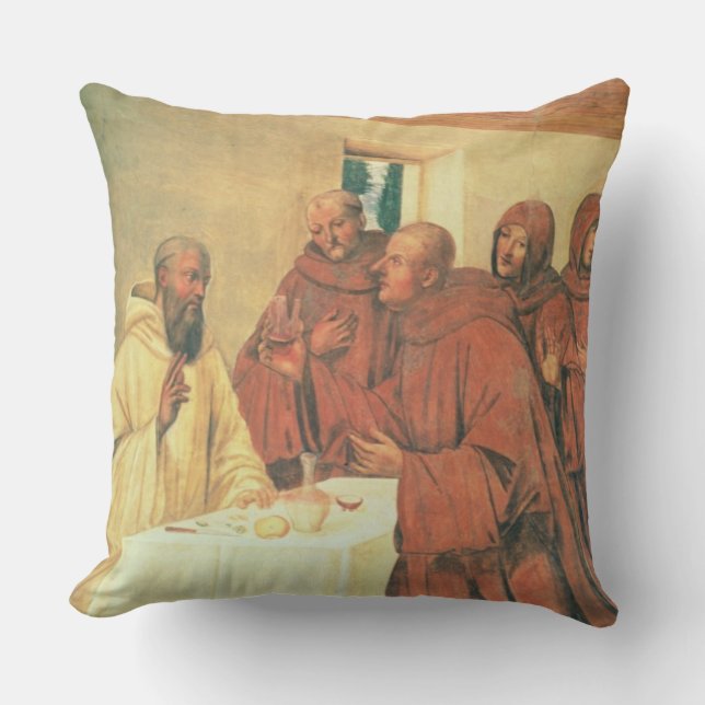 Kommunion, vom Leben von St. Benedict nehmen (f Kissen (Vorderseite)