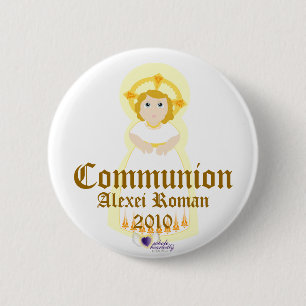 Kommunions-Knopf fertigen besonders an Button