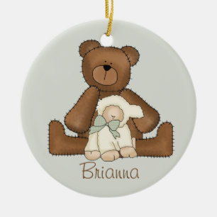 Kommunions-Lamm-Verzierung Keramikornament