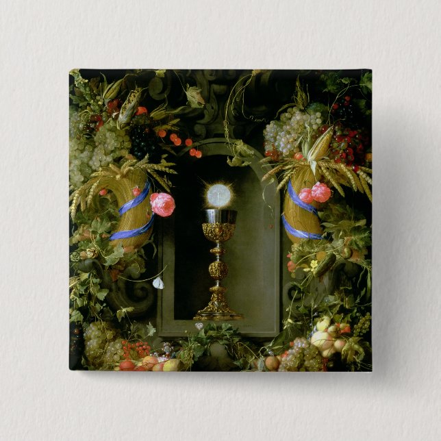 Kommunionsschale und -wirt button (Vorderseite)