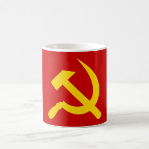 Kommunismus-Hammer und Sichel Kaffeetasse