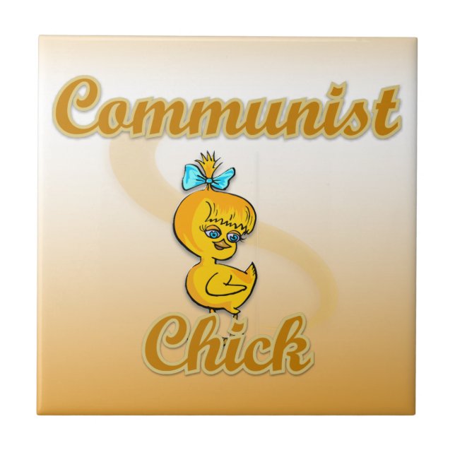 Kommunist Chick Fliese (Vorderseite)