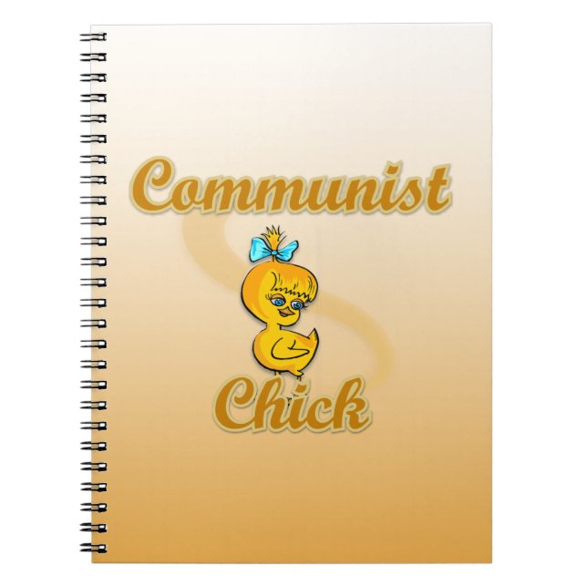 Kommunist Chick Notizblock (Vorderseite)