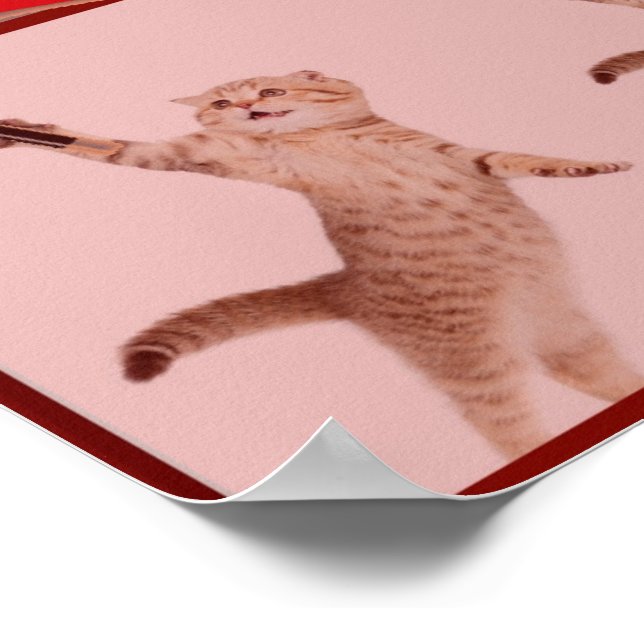 Kommunistin Kittens Poster (Ecke)