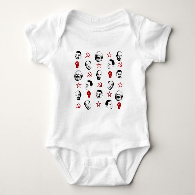 Kommunistische Führer Baby Strampler (Vorderseite)