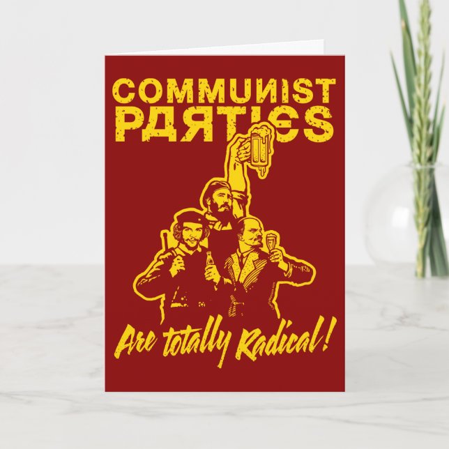 Kommunistische Party-Karte Karte (Vorderseite)