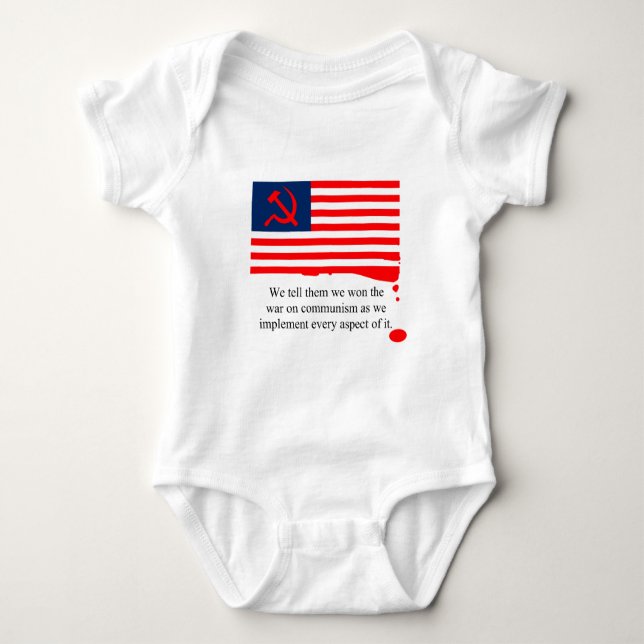 Kommunistische Staaten - Licht Baby Strampler (Vorderseite)