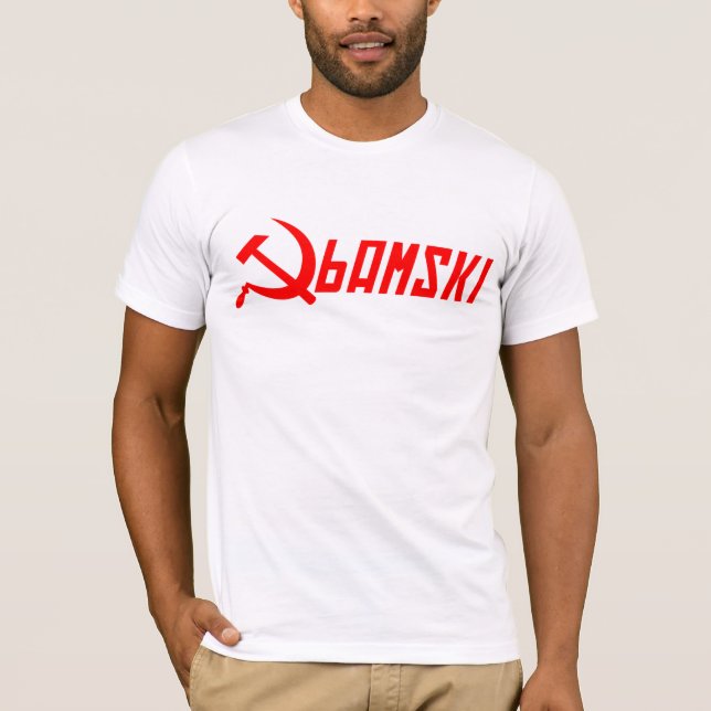 Kommunistischer Obama T-Shirt (Vorderseite)