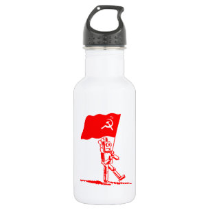 Kommunistischer Roboter Trinkflasche