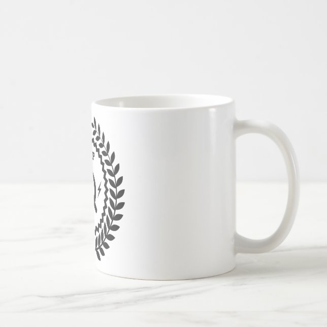 Kommunistisches CCCP Hammer-Sichel-Abzeichen Kaffeetasse (Rechts)