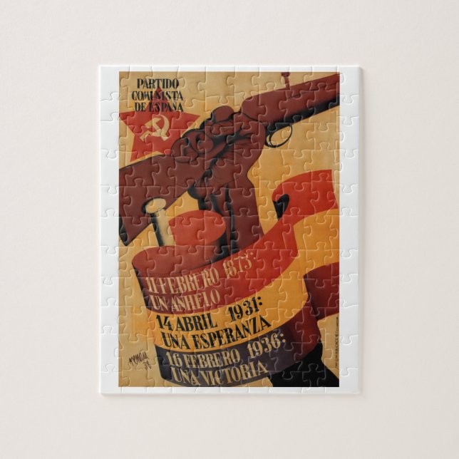 Kommunistisches Party von Spain_Propaganda Plakat (Vertikal)