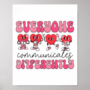 Kommuniziert Candy Speech Language Pathologe Val Poster