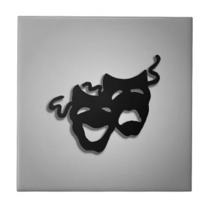 Komödie und Masken des Theaters Fliese