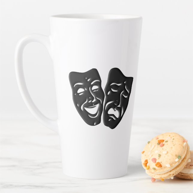 Komödie und Masken des Theaters Milchtasse (Beispiel)