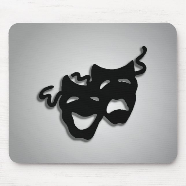 Komödie und Masken des Theaters Mousepad (Vorne)