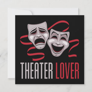 Komödie und Tragödie Theaterliebhaber