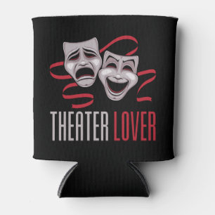 Komödie und Tragödie Theaterliebhaber Dosenkühler