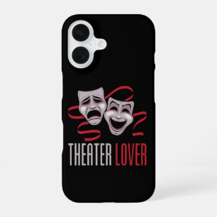 Komödie und Tragödie Theaterliebhaber iPhone 16 Hülle