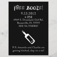 Komödien-Hochzeits-Einladung, Spaß