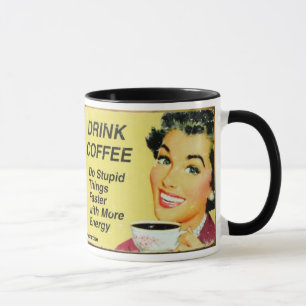 KOMÖDIEN-KAFFEETASSE-VINTAGE WERBUNG TASSE