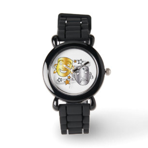 Komödien-Tragödie-Drama-Masken Armbanduhr