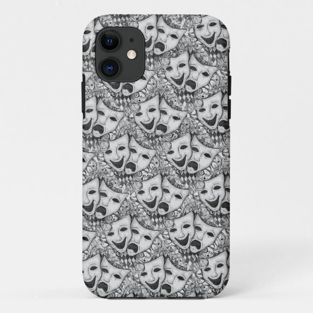 Komödien-und Tragödie-Drama-Masken, iPhone 5 Fall Case-Mate iPhone Hülle (Rückseite)