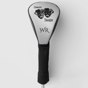 Komödien- und Tragödientheater-Masken Golf Headcover