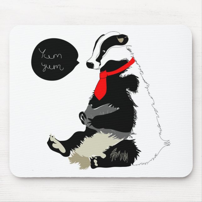 Komödiendachs in der Hals-Krawatte Mousepad (Vorne)
